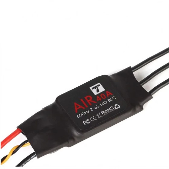 T MOTOR Ligpower AIR 40A 6S 600HZ 2-6S NO BEC Low Voltage Stable Bldc Motor Esc Board Mini Drone